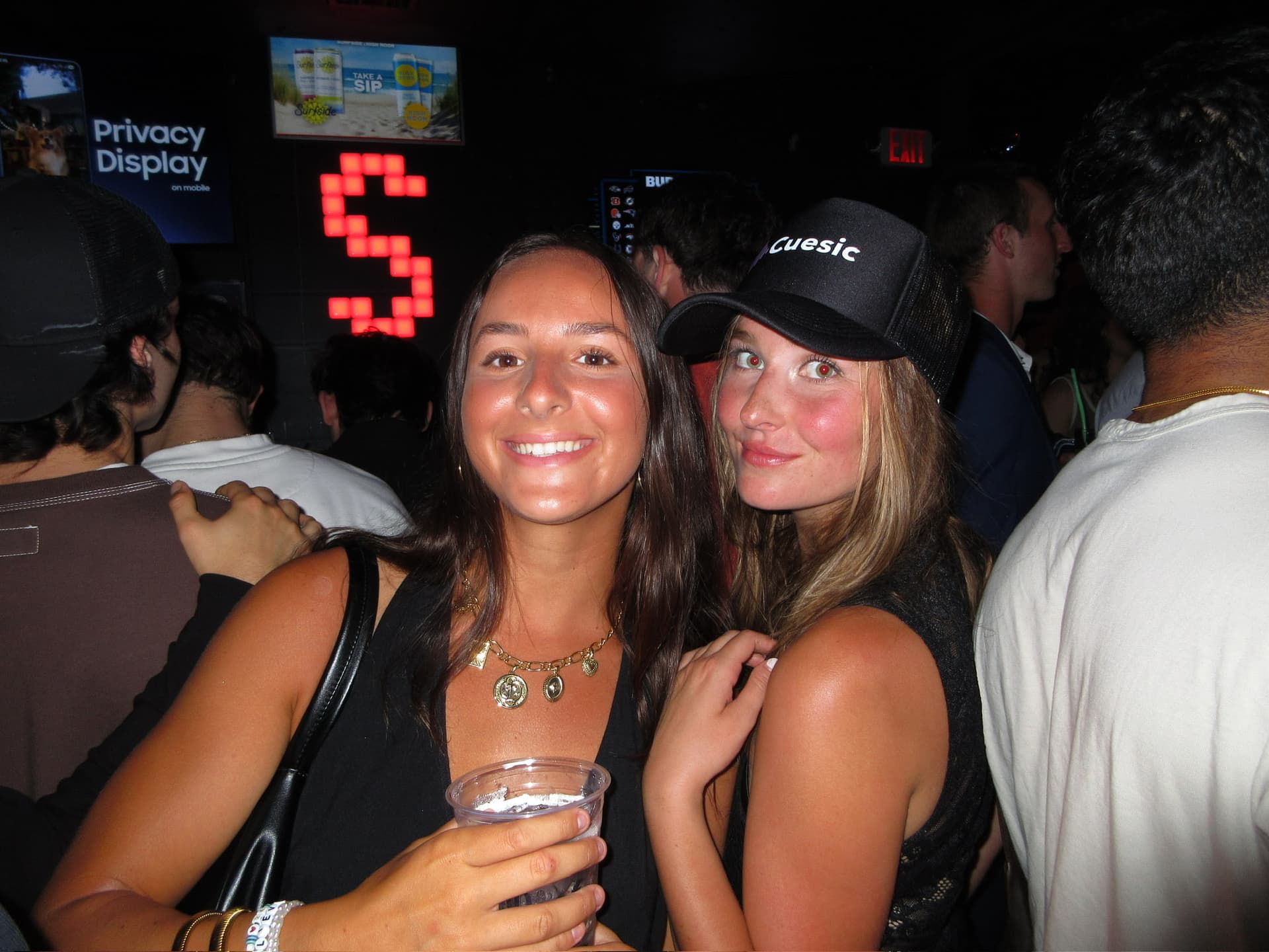 BAR SHOT WITH DRINKS